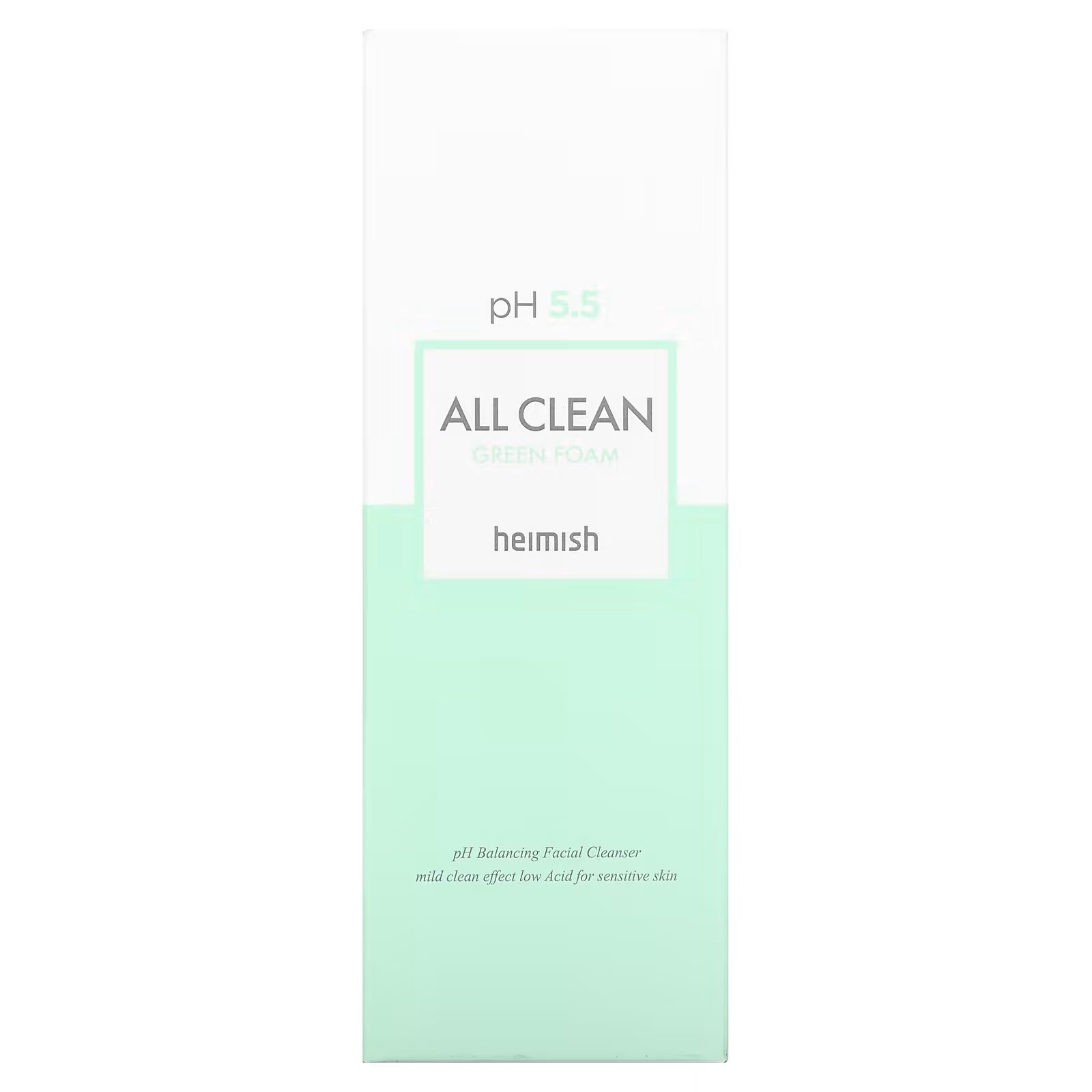 Очищаюча пінка для вмивання Heimish All Clean Green Foam з нейтральним РН 150 г - фото 3