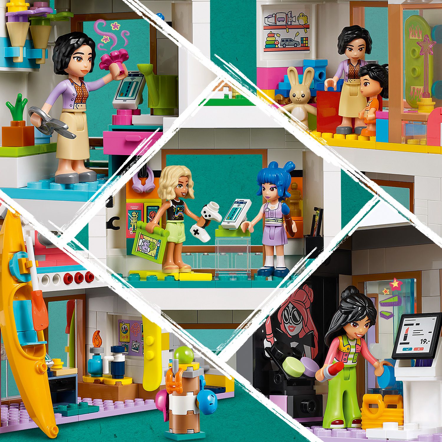 Конструктор LEGO Friends Торговельний центр у Хартлейк-Сіті 1237 деталі (42604) - фото 7