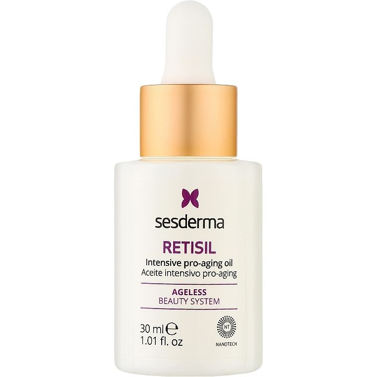 Масло для лица Sesderma Retisil Intensive pro-aging oil для интенсивного омолаживающего ухода 30 мл - фото 2