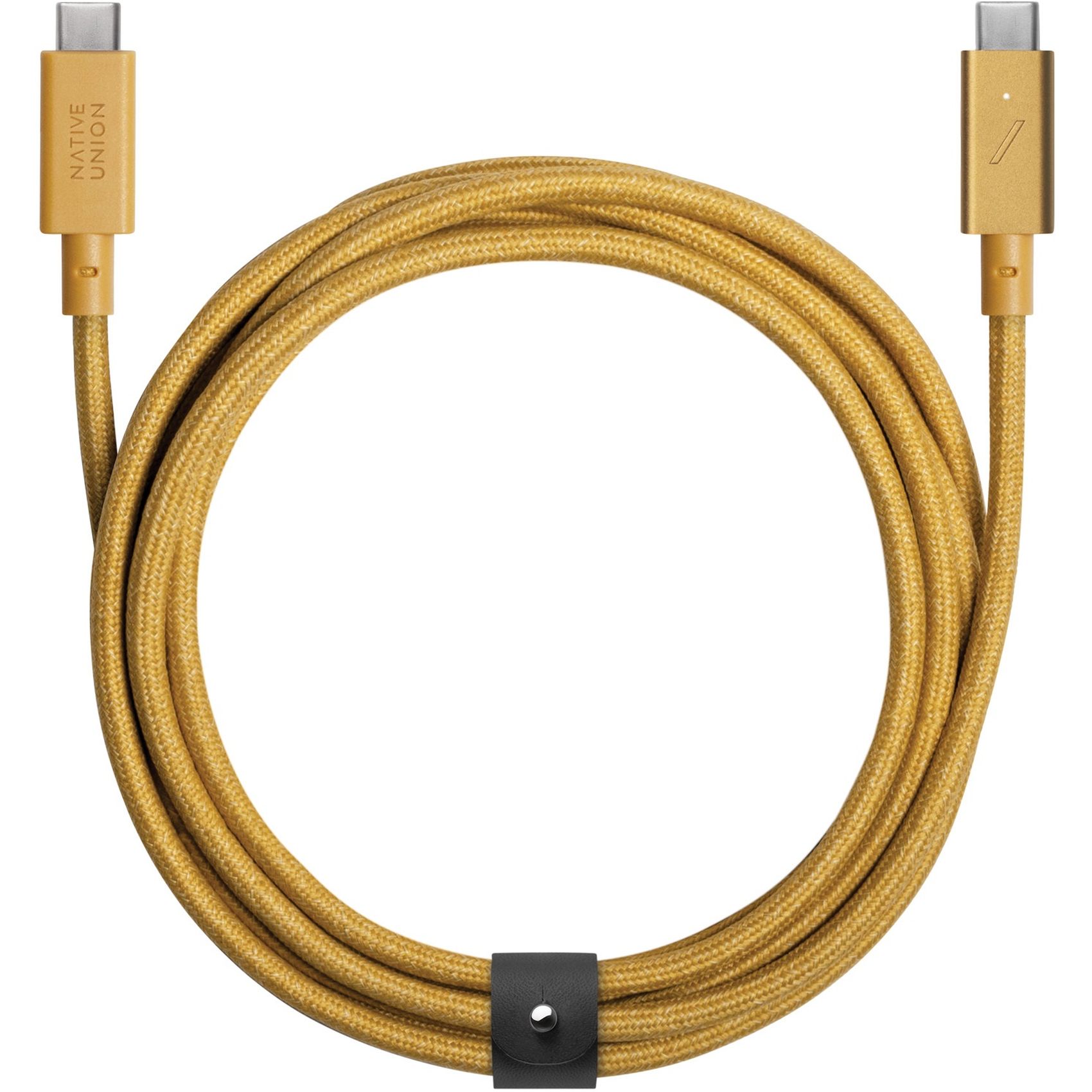 Кабель USB-C to USB-C Native Union Belt Cable Pro 240W Kraft 2.4 м - фото 1