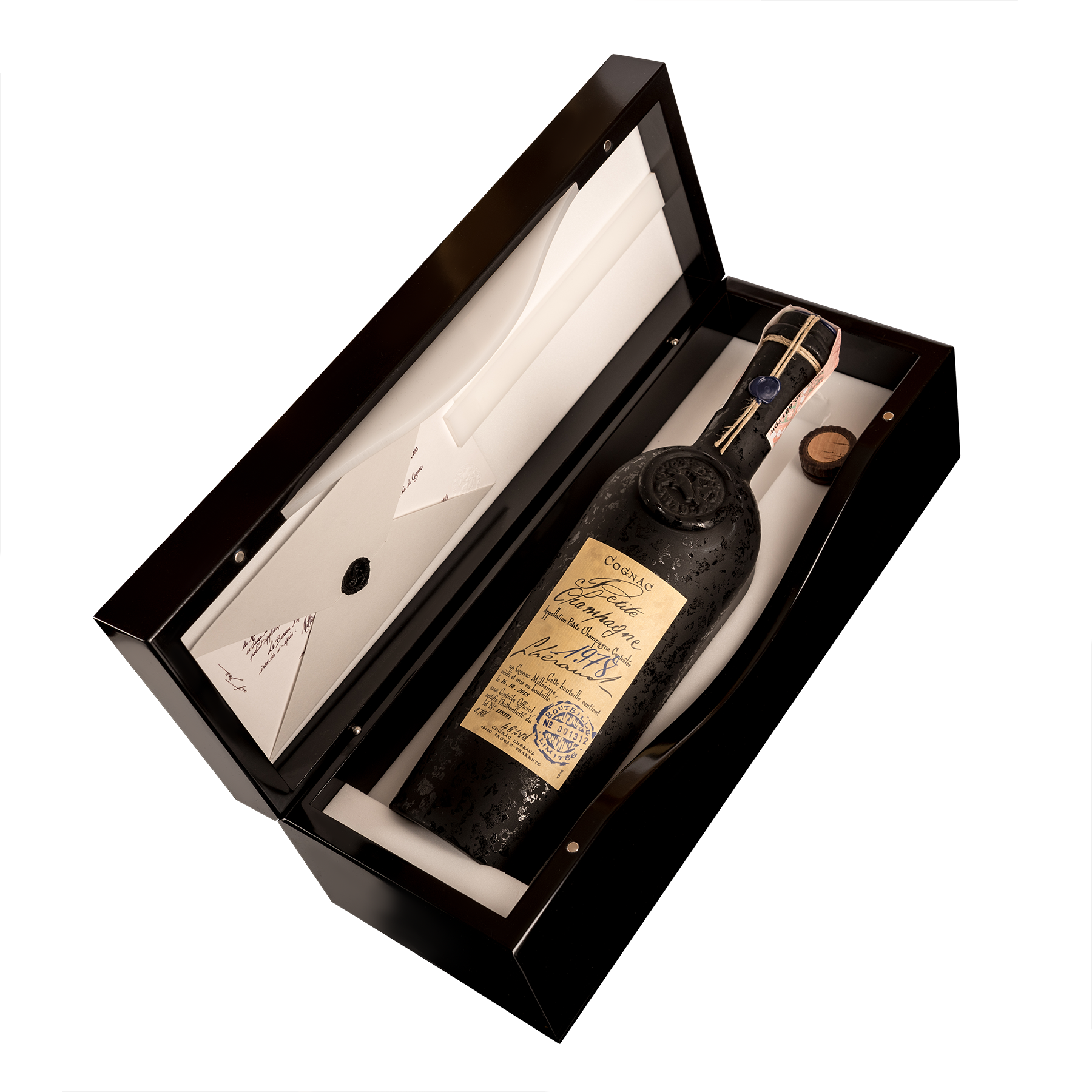 Коньяк Lheraud 1978 Petite Champagne, в деревянной коробке, 46%, 0,7 л - фото 3