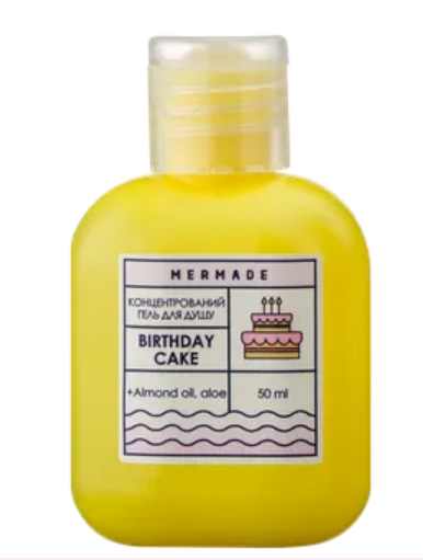 Концентрований гель для душу Mermade Birthday Cake, 50 мл (MRG0005) - фото 1