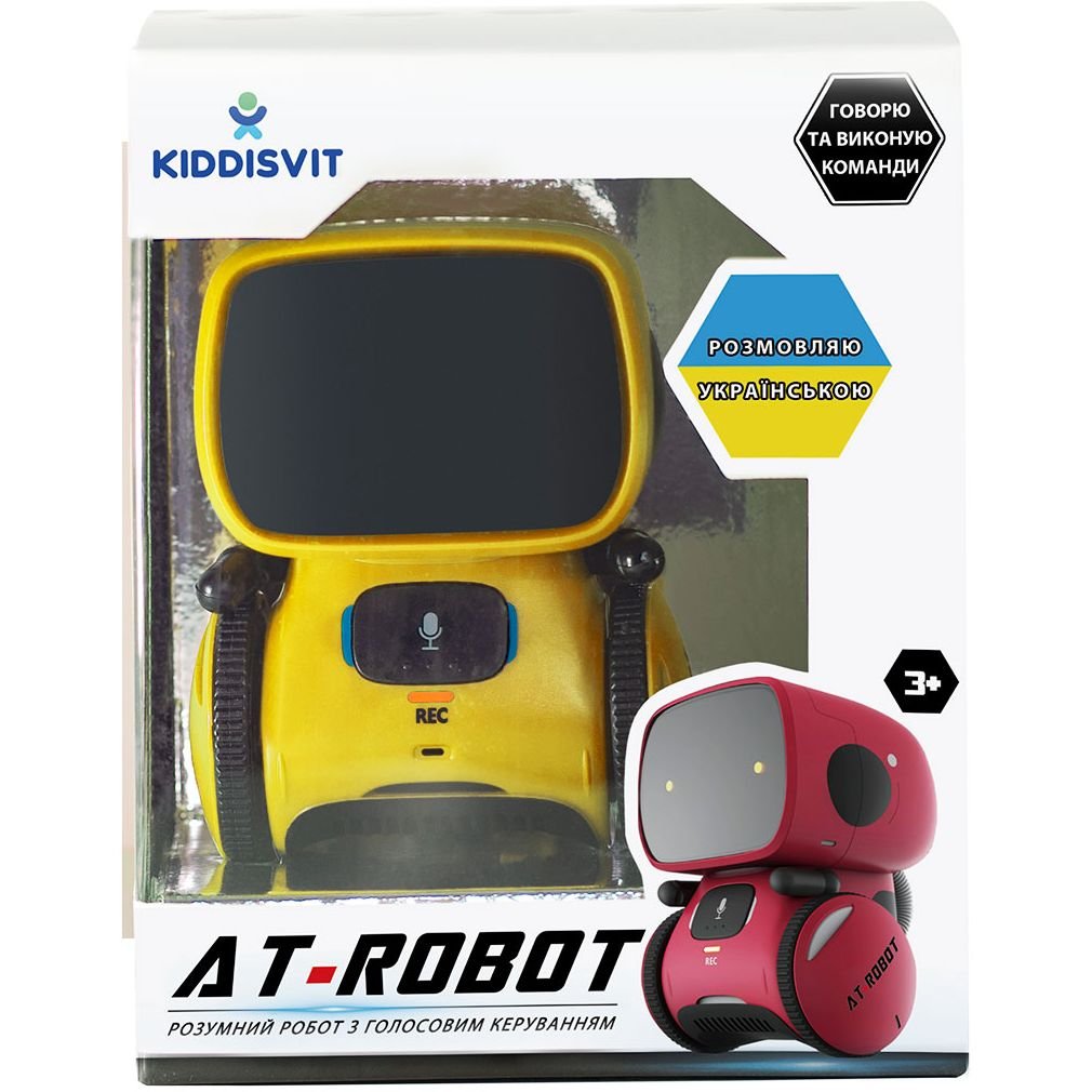 Интерактивный робот AT-Robot, с голосовым управлением, укр. язык, желтый (AT001-03-UKR) - фото 11