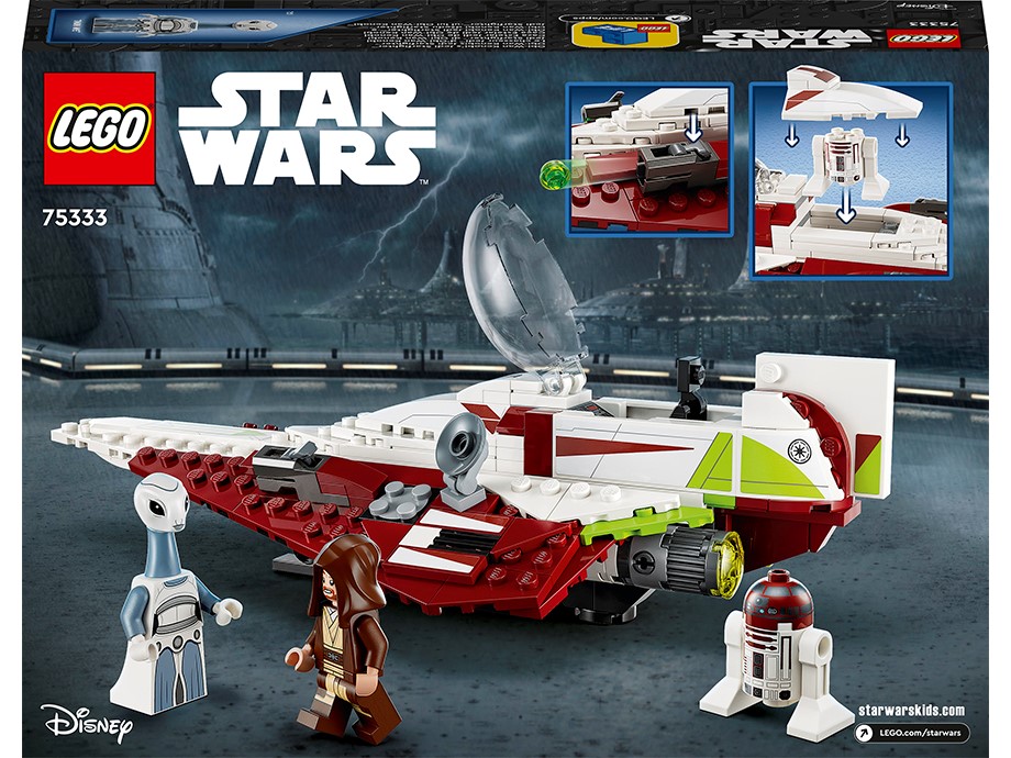 Конструктор LEGO Star Wars Джедайський винищувач Обі-Вана Кенобі, 282 деталь (75333) - фото 2