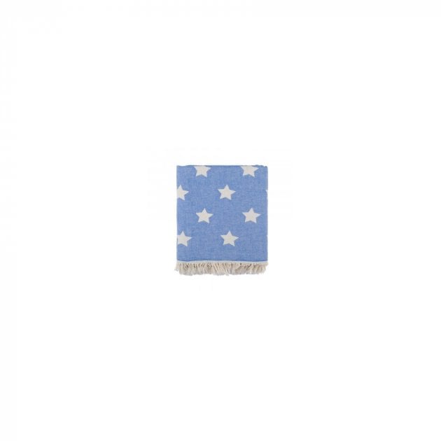 Плед-накидка Barine Stars Throw, 170х130 см, голубой (227465050) - фото 1