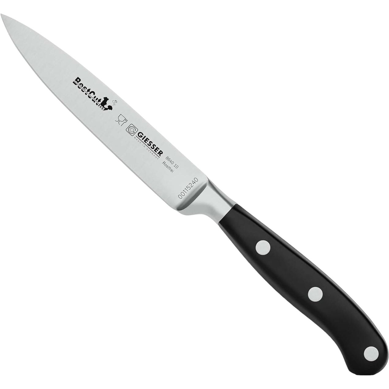 Нож для чистки овощей Giesser 100 мм Черный 000266707 - фото 1