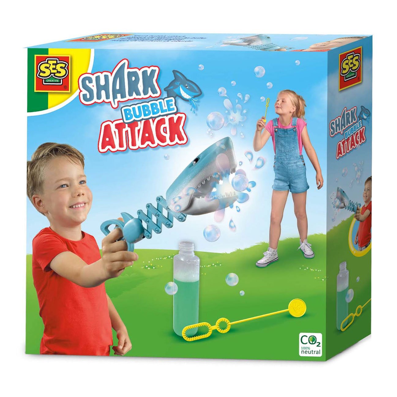 Ігровий набір з мильними бульбашками Ses Creative Атака Акули (02265S) - фото 1