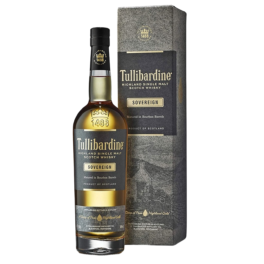 Виски Tullibardine Sovereign Single Malt Scotch Whisky, 43%, 0,7 л (12248) - фото 1