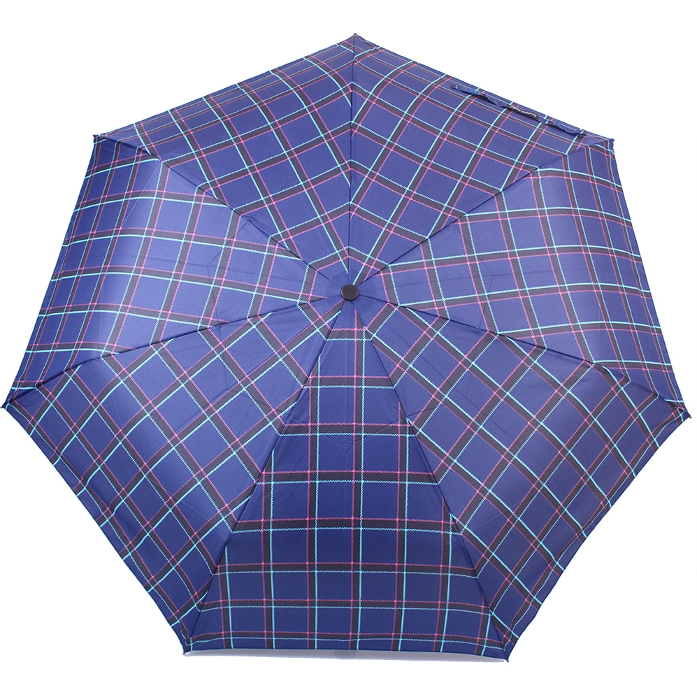 Жіноча складана парасолька повний автомат Happy Rain 95 см синя - фото 1