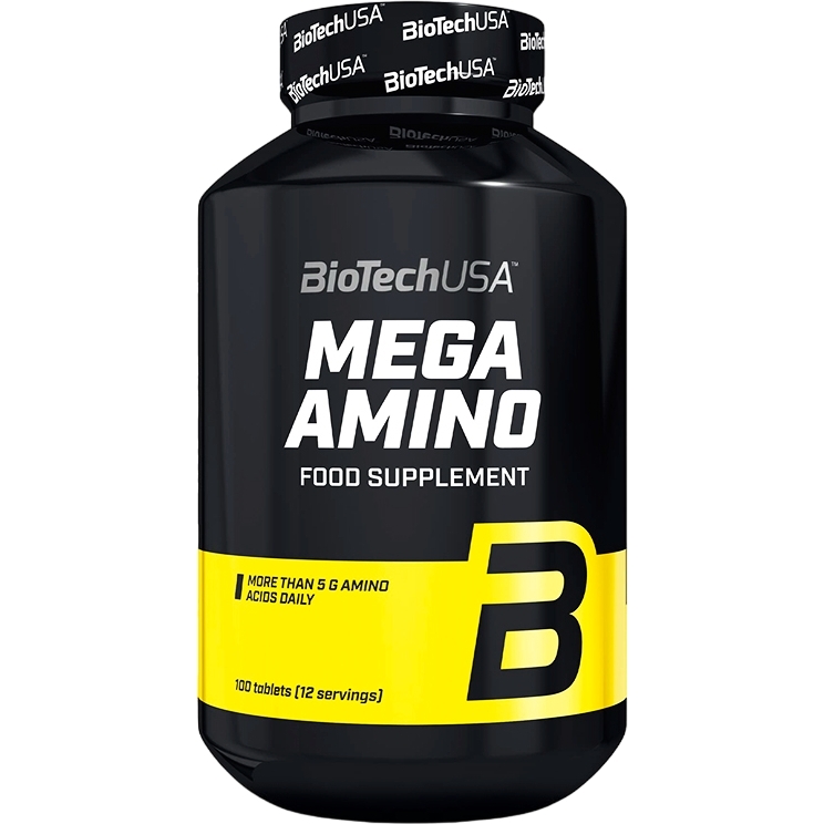 Аминокислота BioTech Mega Amino 100 таблеток - фото 1