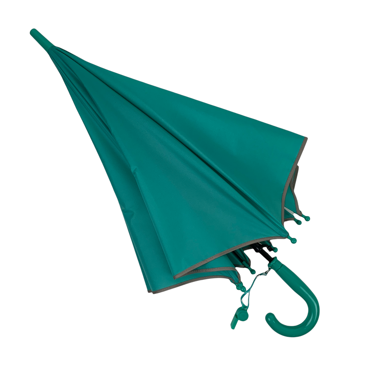 Дитяча парасолька-палиця напівавтомат Toprain 88 см бірюзова - фото 5