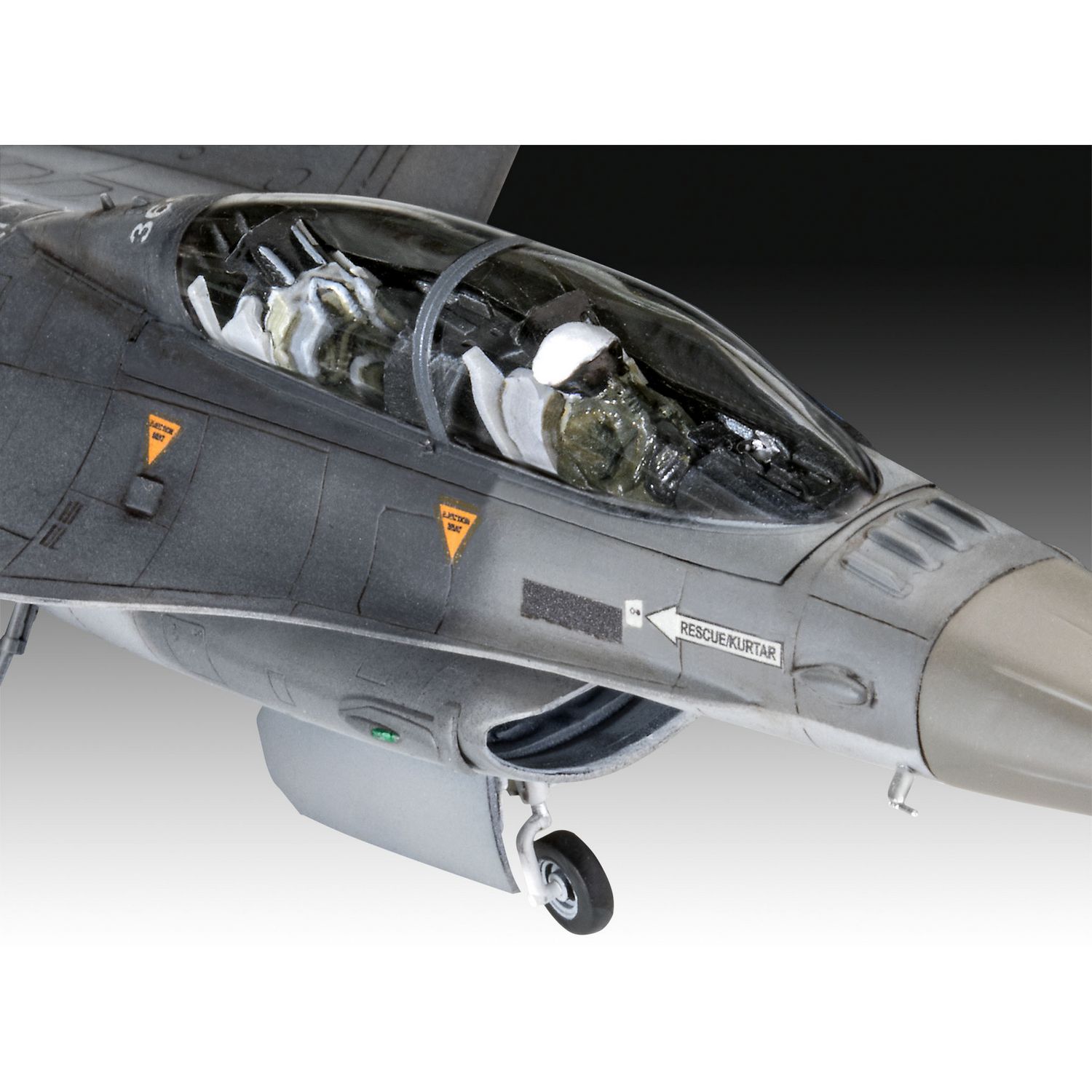 Збірна модель Revell Літак F-16D Tigermeet 2014, рівень 4, масштаб 1:72, 130 деталей (RVL-03844) - фото 5