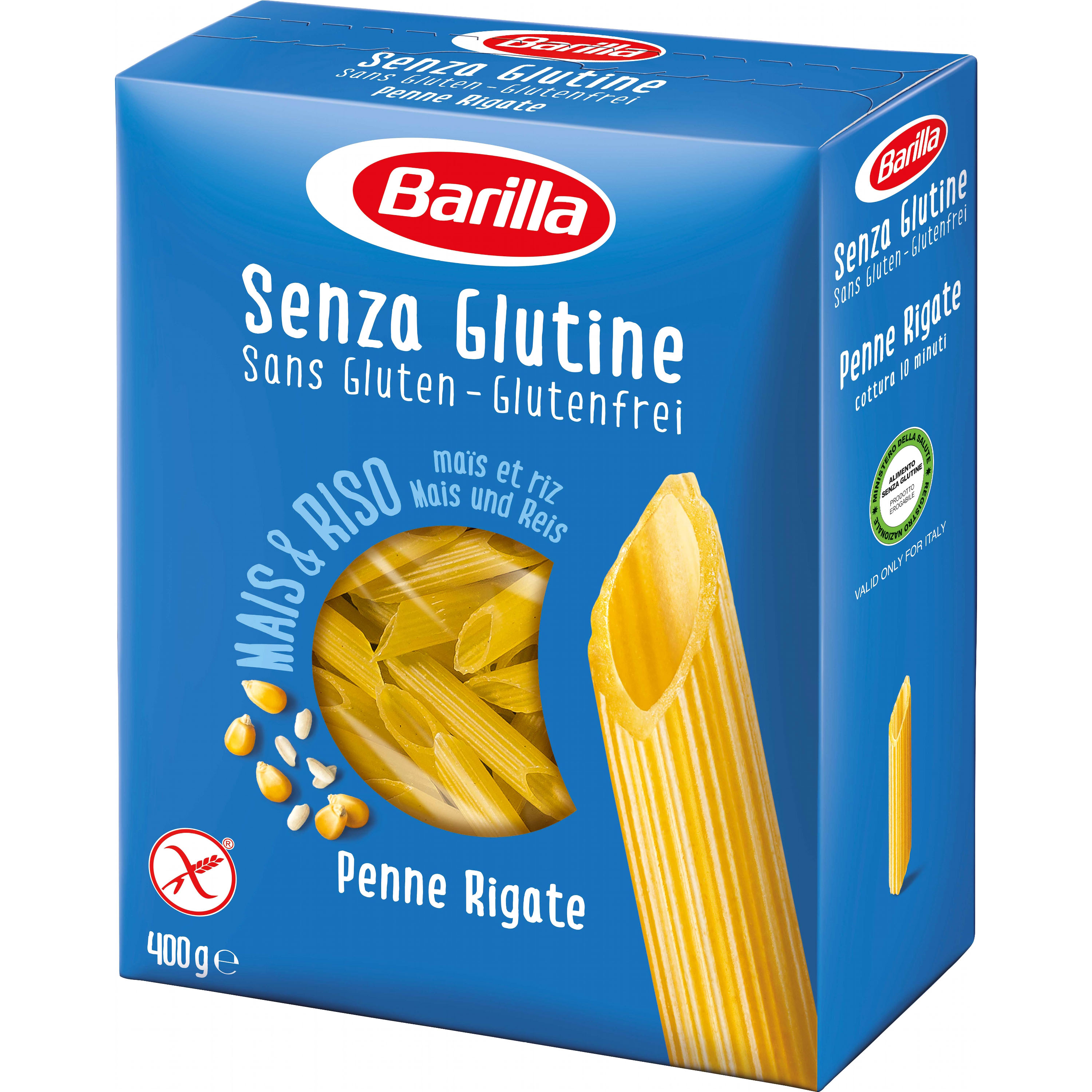 Макаронні вироби Barilla Penne Rigate Senza Glutine без глютену 400 г - фото 3