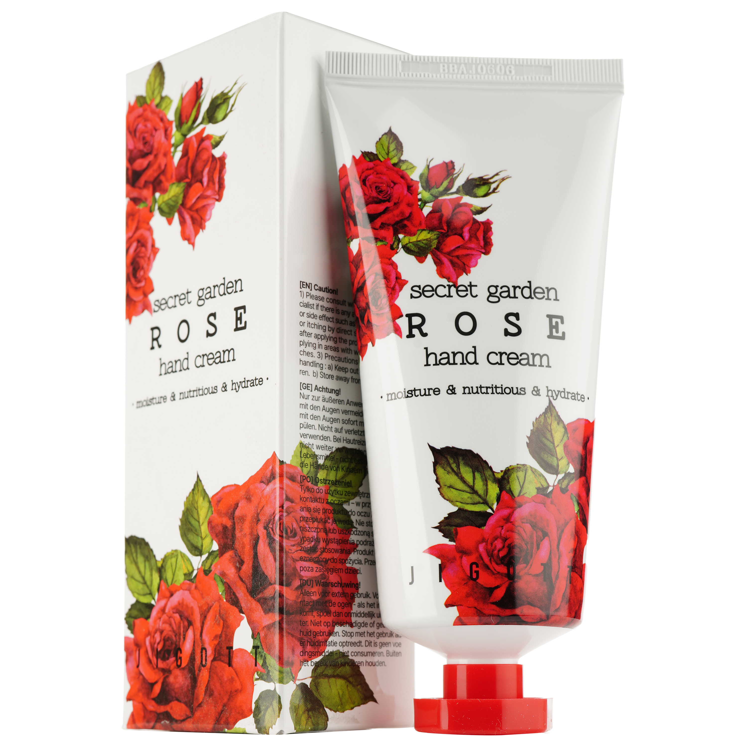Крем для рук Jigott Secret Garden Hand Cream Роза, 100 мл - фото 1
