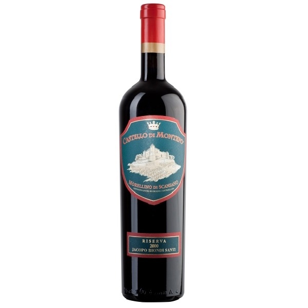 Вино Jacopo Biondi Santi Morellino di Scansano Castello di Montepо Riserva, червоне, сухе, 13%, 0,75 л - фото 1