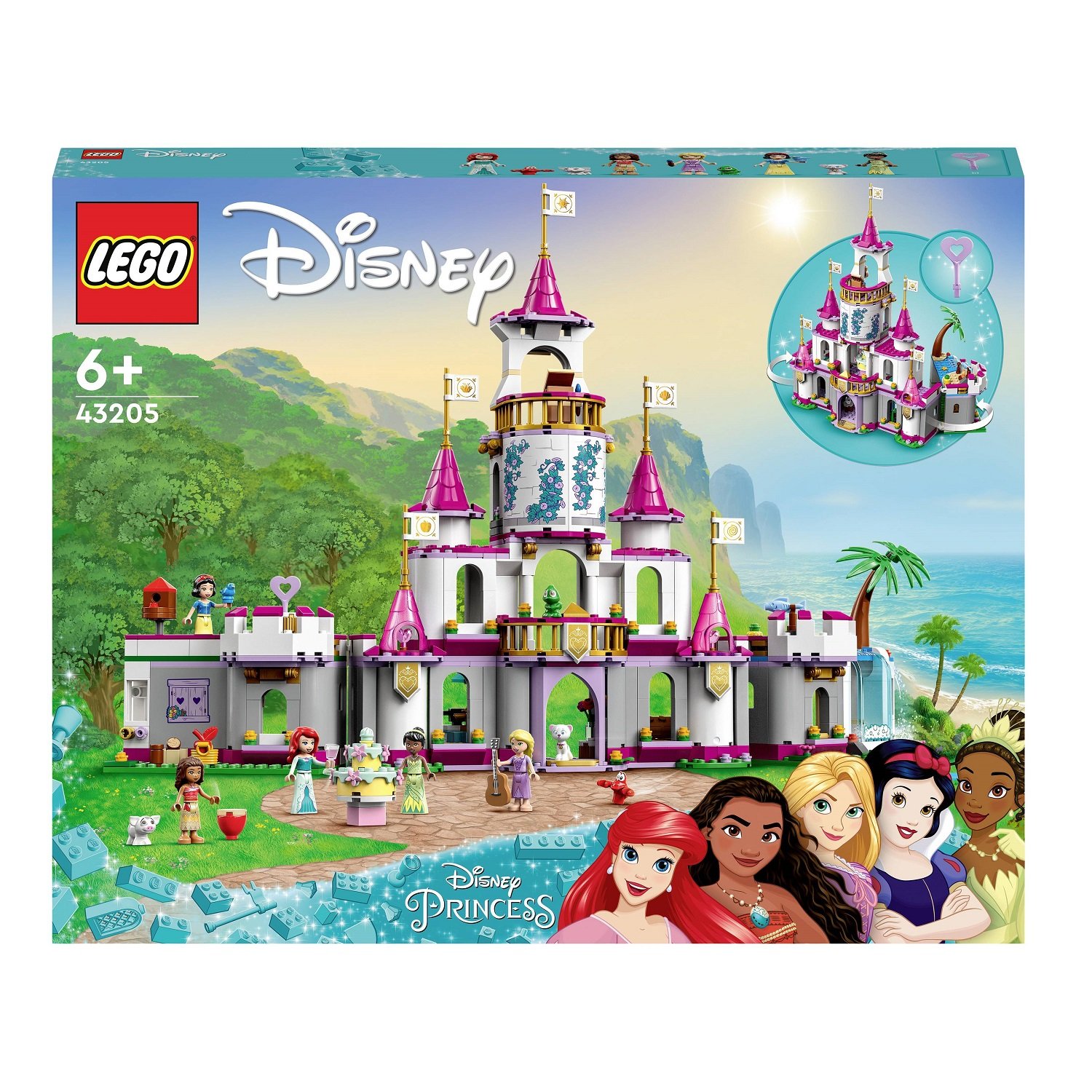 Конструктор LEGO Disney Princess, замок пригод, 698 деталей (43205) - фото 1
