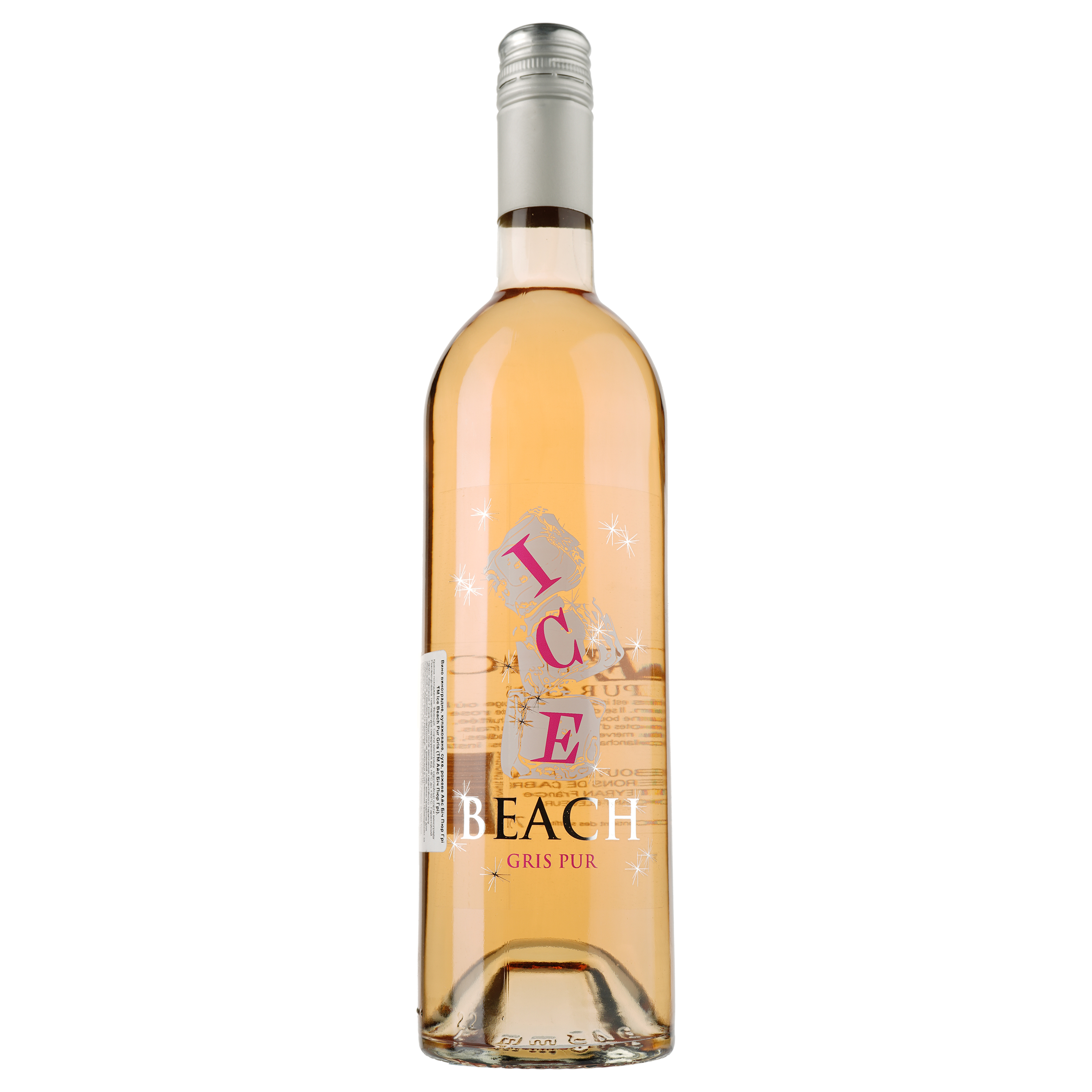 Вино Ice Beach Gris Pur VDT, рожеве, сухе, 0,75 л - фото 1