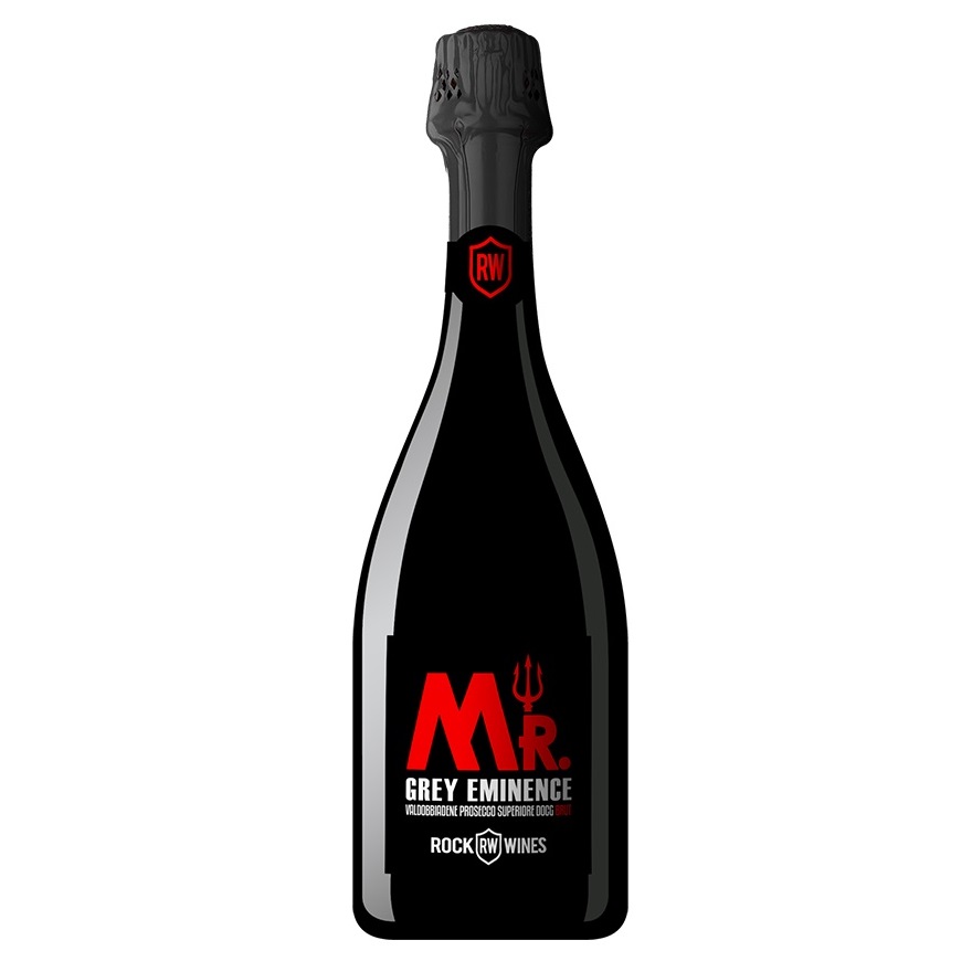 Игристое вино Rock Wines Mr.Grey Eminence Prosecco Superiore Brut Valdobbiadene DOCG, белое, брют, 0,75 л - фото 1