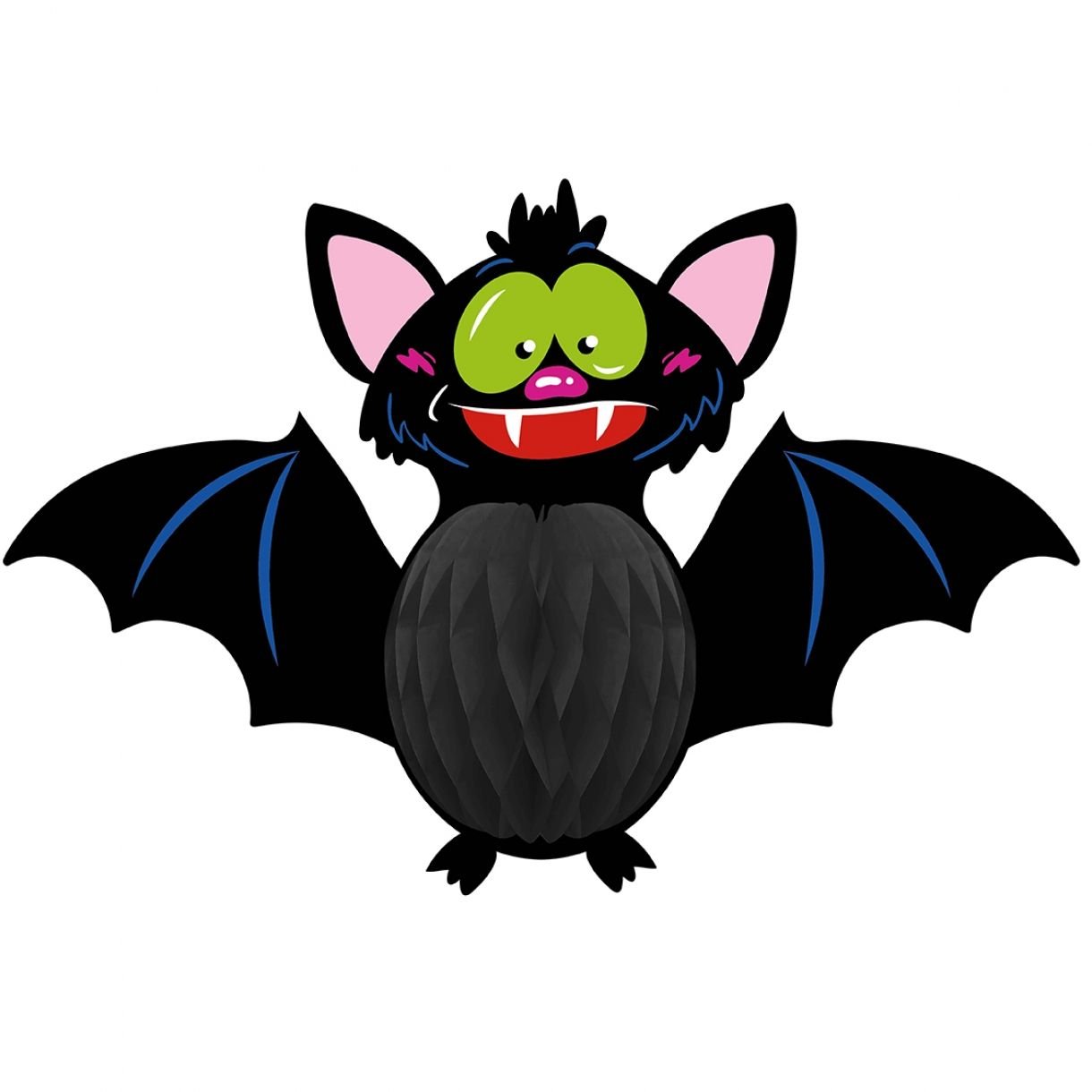 Подвеска-соты бумажная Yes! Fun Halloween Летучая мышь, 53 см (973633) - фото 1