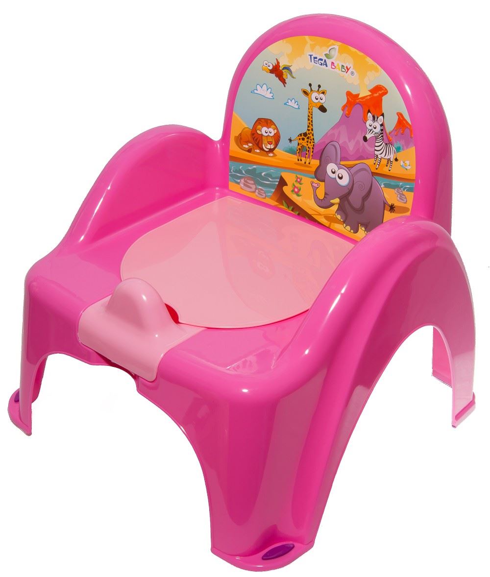 Горшок-стульчик Tega Сафари, розовый (SF-010-127) - фото 1