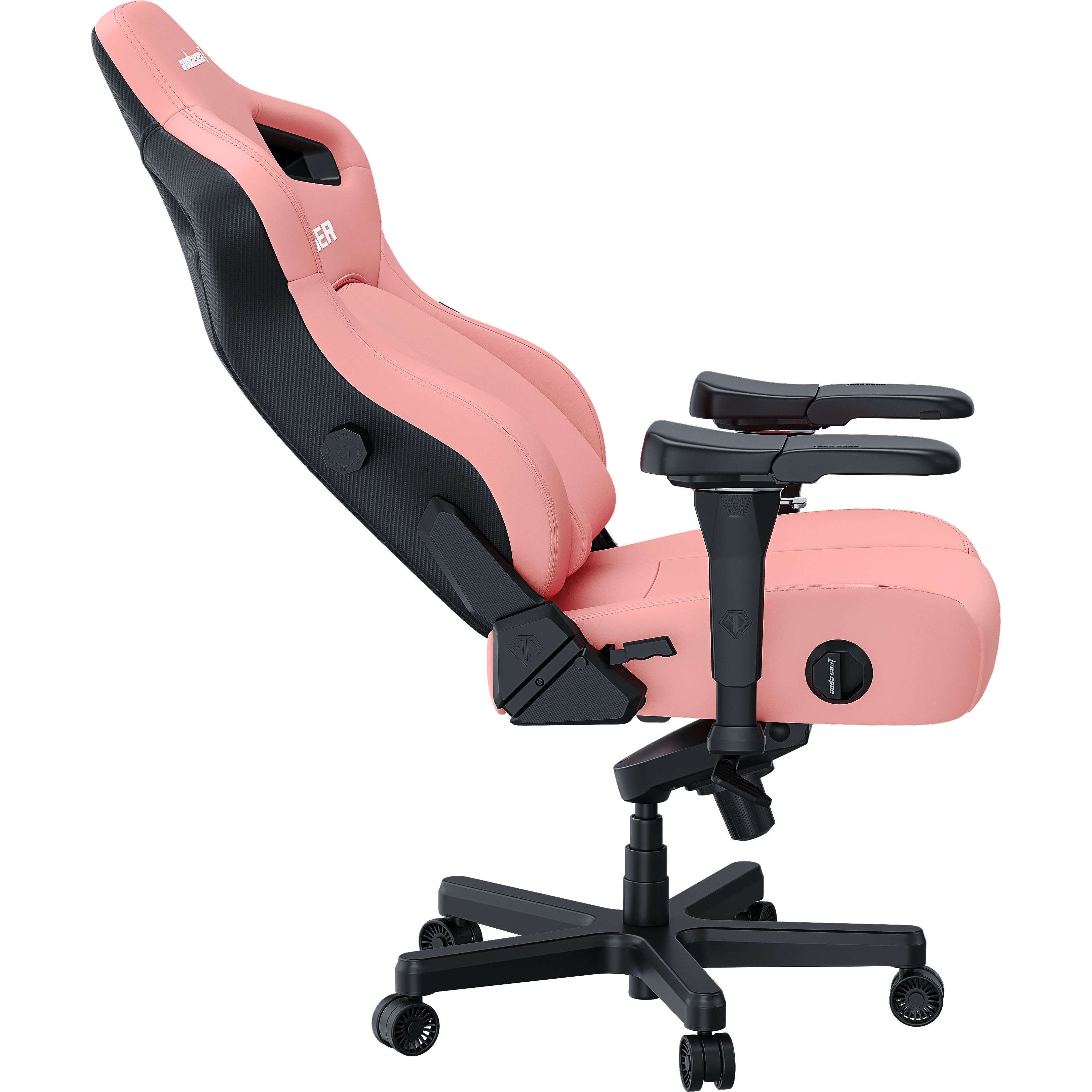 Крісло ігрове Anda Seat Kaiser 4 Size XL Pink Premium PVC (AD12YDDC-XLL-20-P-PV/C) - фото 6