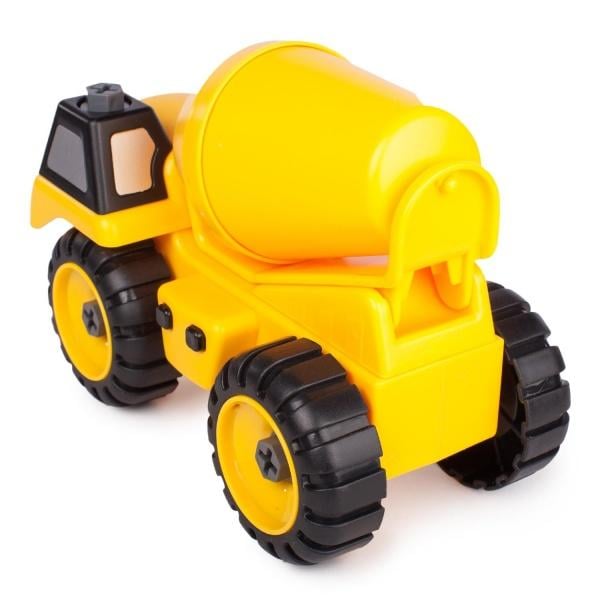 Бетономешалка Kaile Toys, желтый (KL702-8) - фото 4