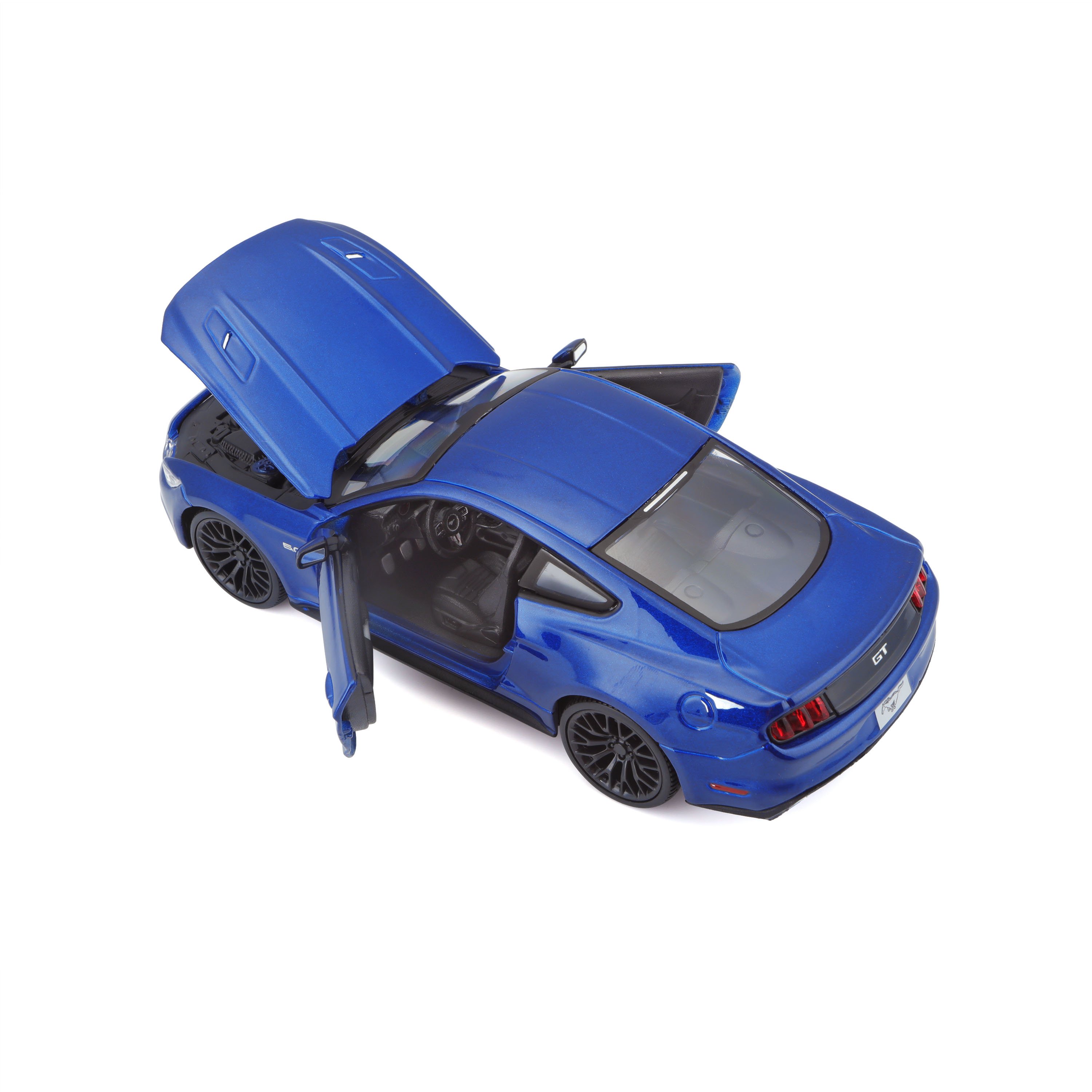 Игровая автомодель Maisto Ford Mustang GT 2015, синий, 1:24 (31508 blue) - фото 5