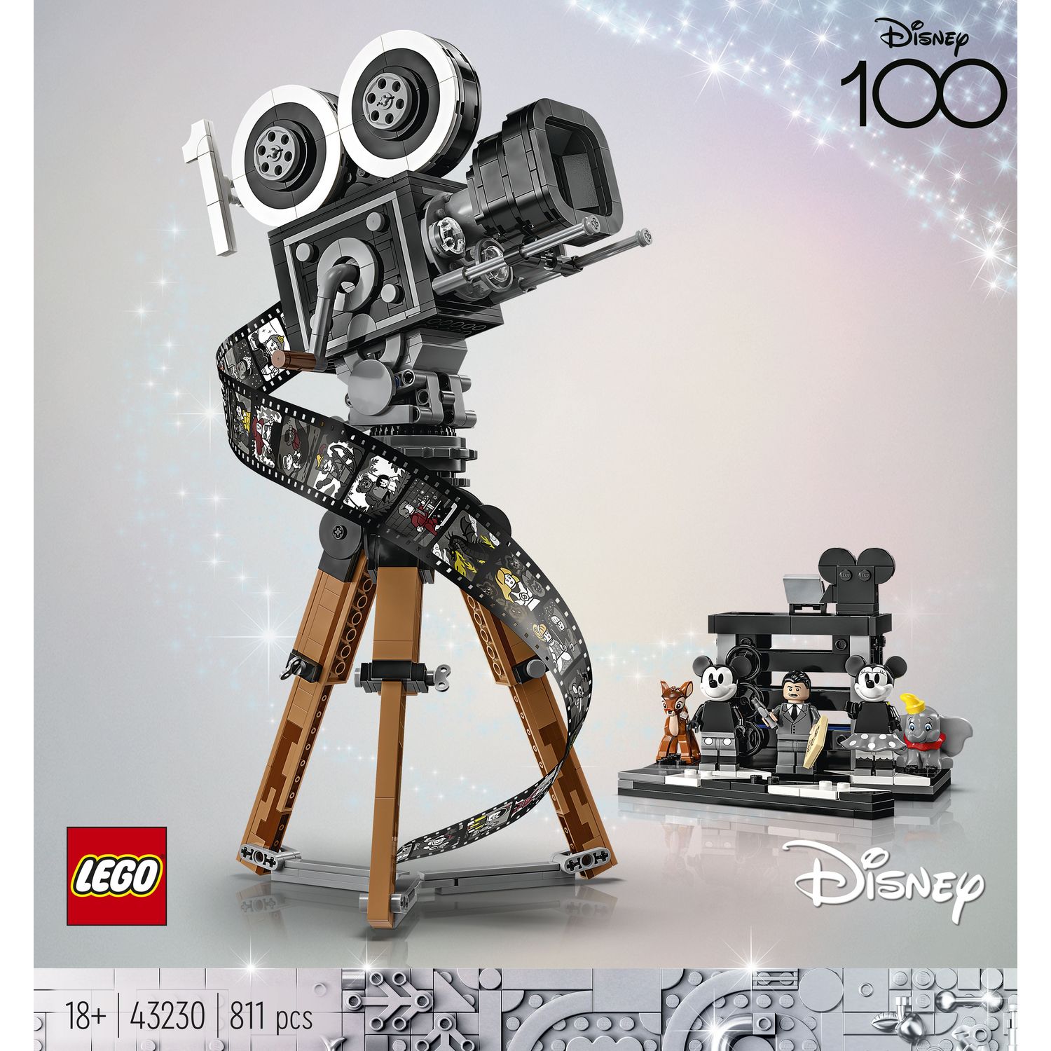 Конструктор LEGO Disney Камера вшанування Уолта Діснея, 811 деталей (43230) - фото 1