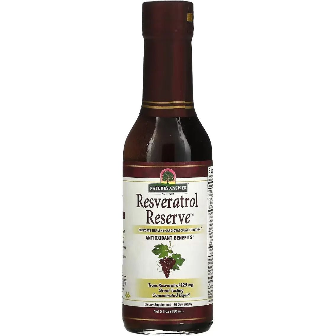 Ресвератрол Nature's Answer Resveratrol Reserve 150 мл - фото 1