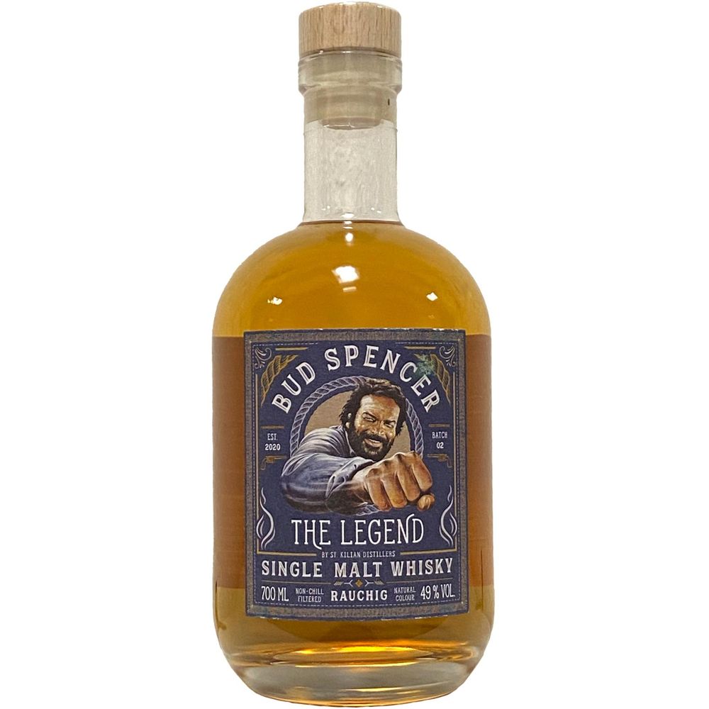 Віскі St.Kilian Bud Spencer The Legend Single Malt 49% 0.7 л - фото 1