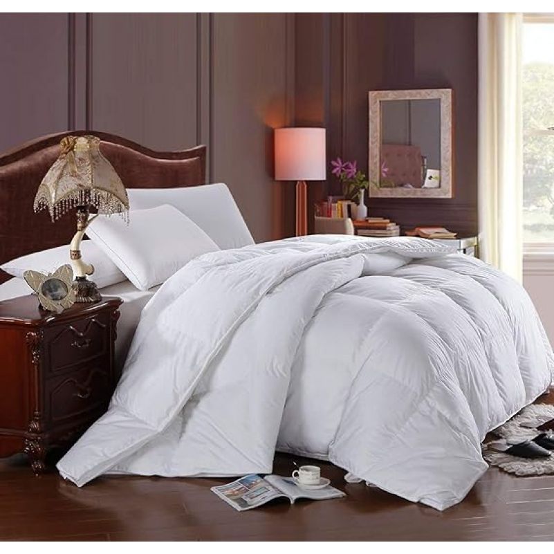 Одеяло пуховое MirSon Beatrice № 093, зимнее+, 240х220 см, белое - фото 5