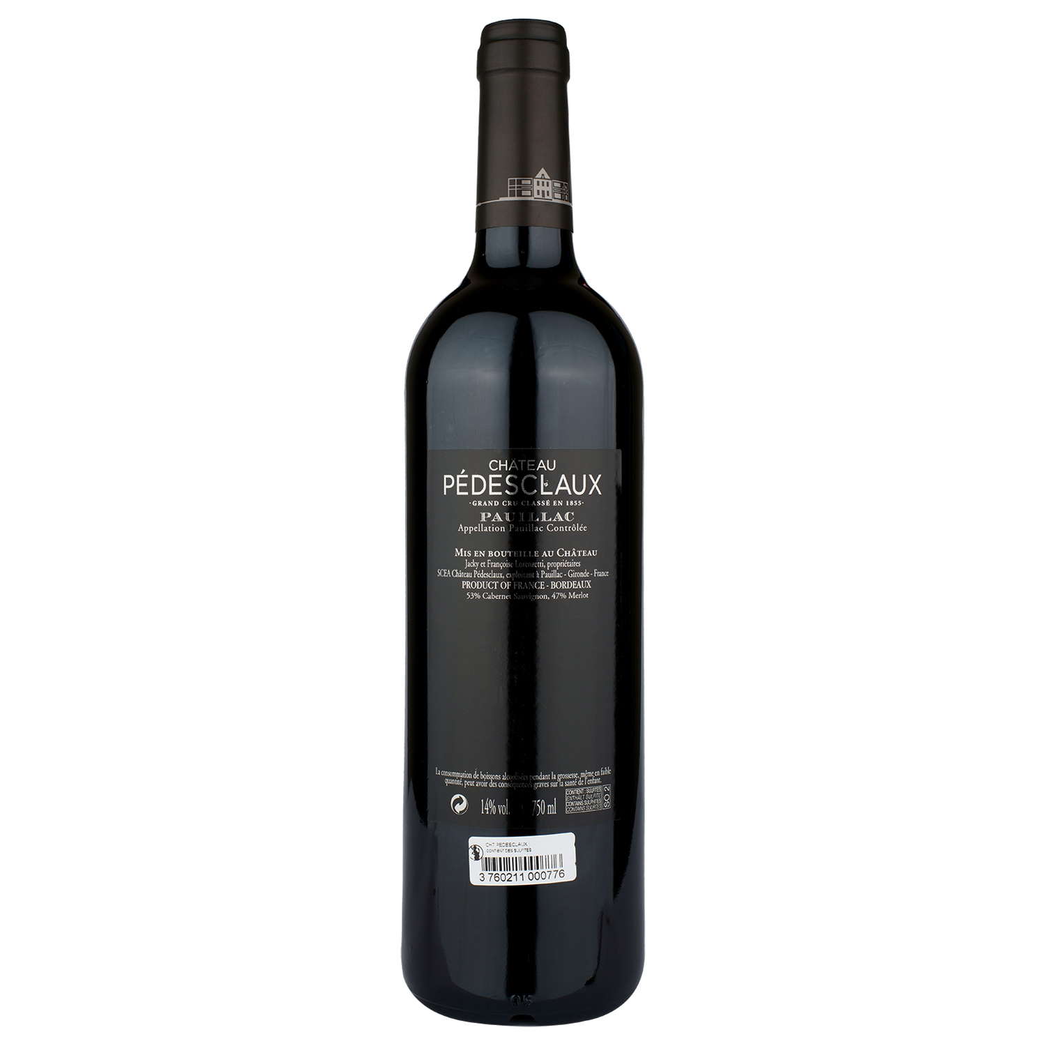 Вино Chateau Pedesclaux 2014 красное сухое 0,75 л (R0799) - фото 2