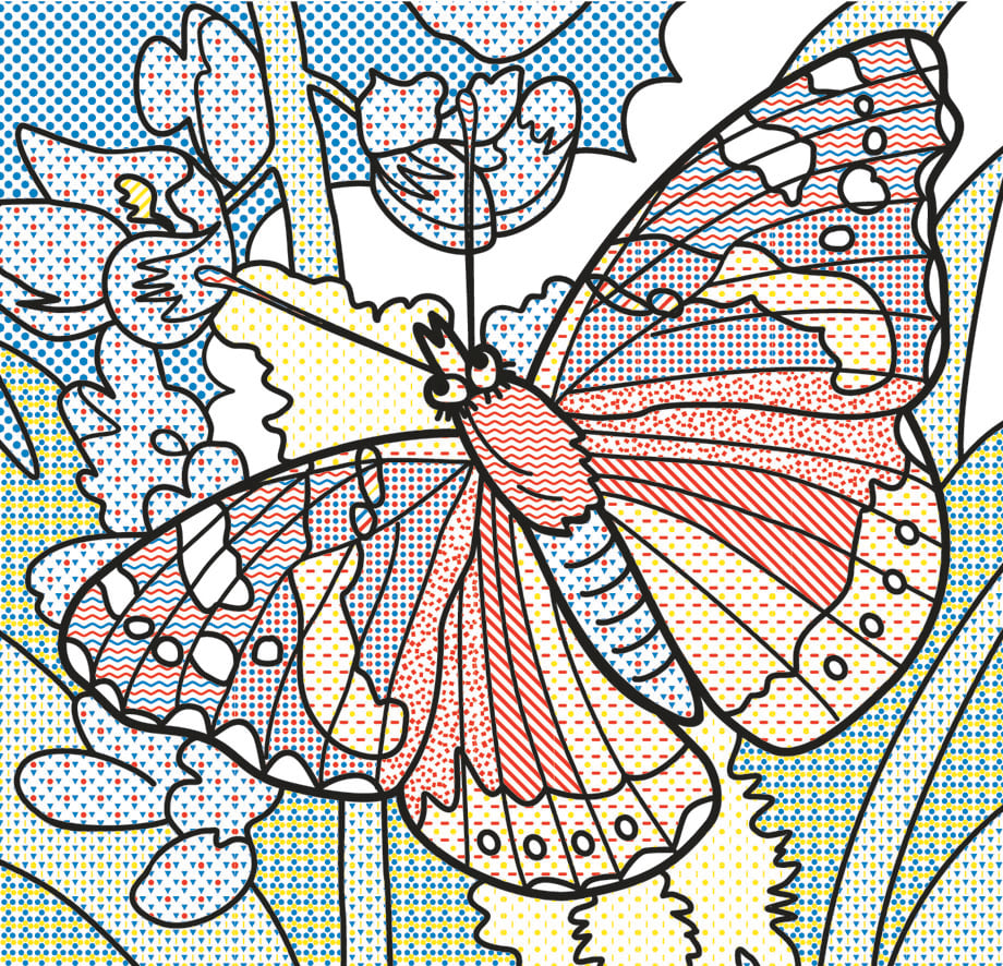Водная раскраска Кристал Бук Бабочки, 8 страниц (F00026444) - фото 2