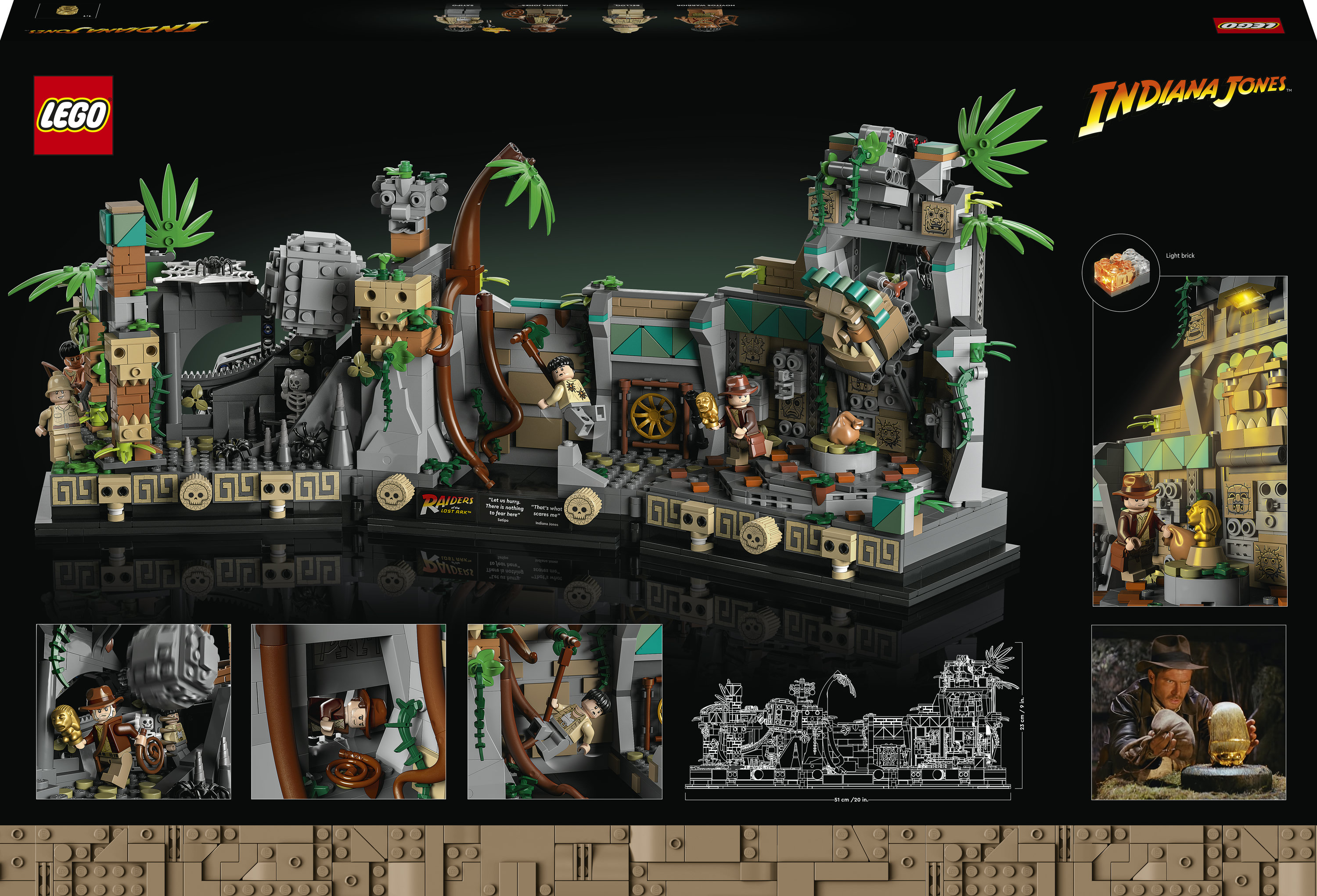 Конструктор LEGO Indiana Jones Храм Золотого Ідола, 1545 деталей (77015) - фото 9
