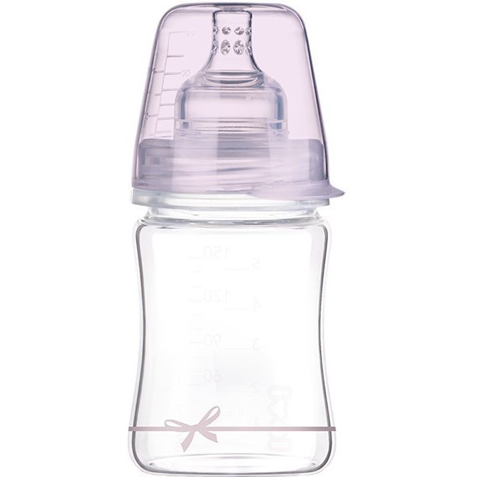 Пляшечка для годування Lovi Diamond Glass Baby Shower girl, 150 мл (74/104girl) - фото 1