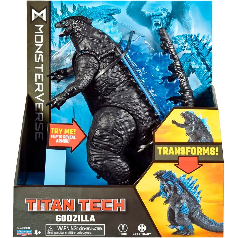 Фигурка Godzilla vs. Kong Titan Tech Годзилла, 20 см (34931) - фото 1