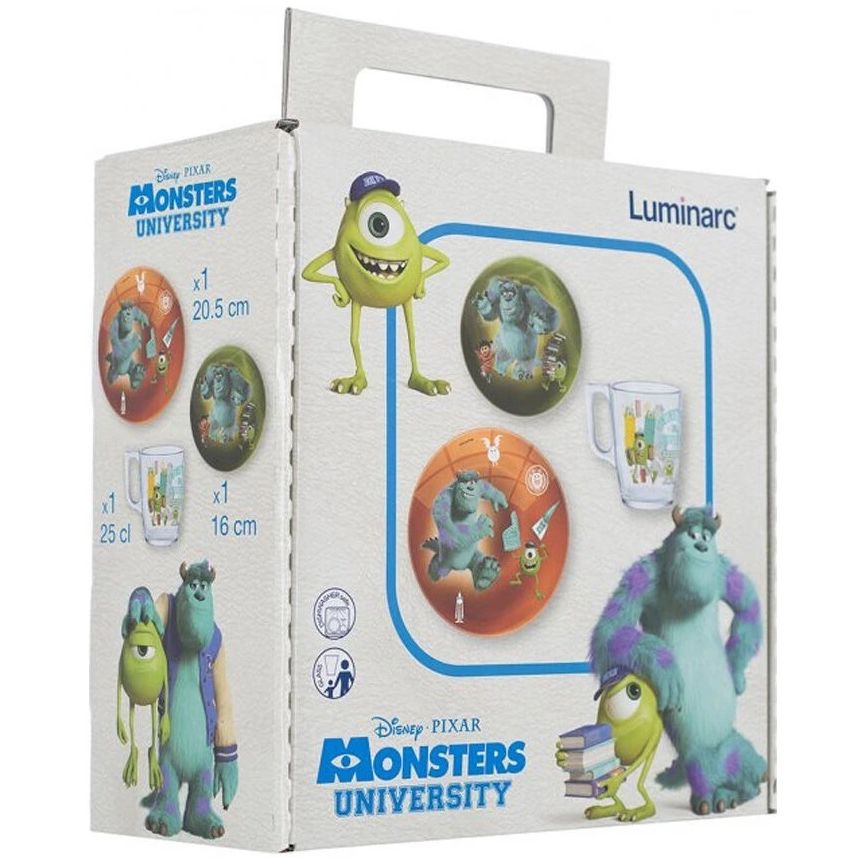 Набір посуду Luminarc Disney Monsters, 3 шт. (P9261) - фото 6