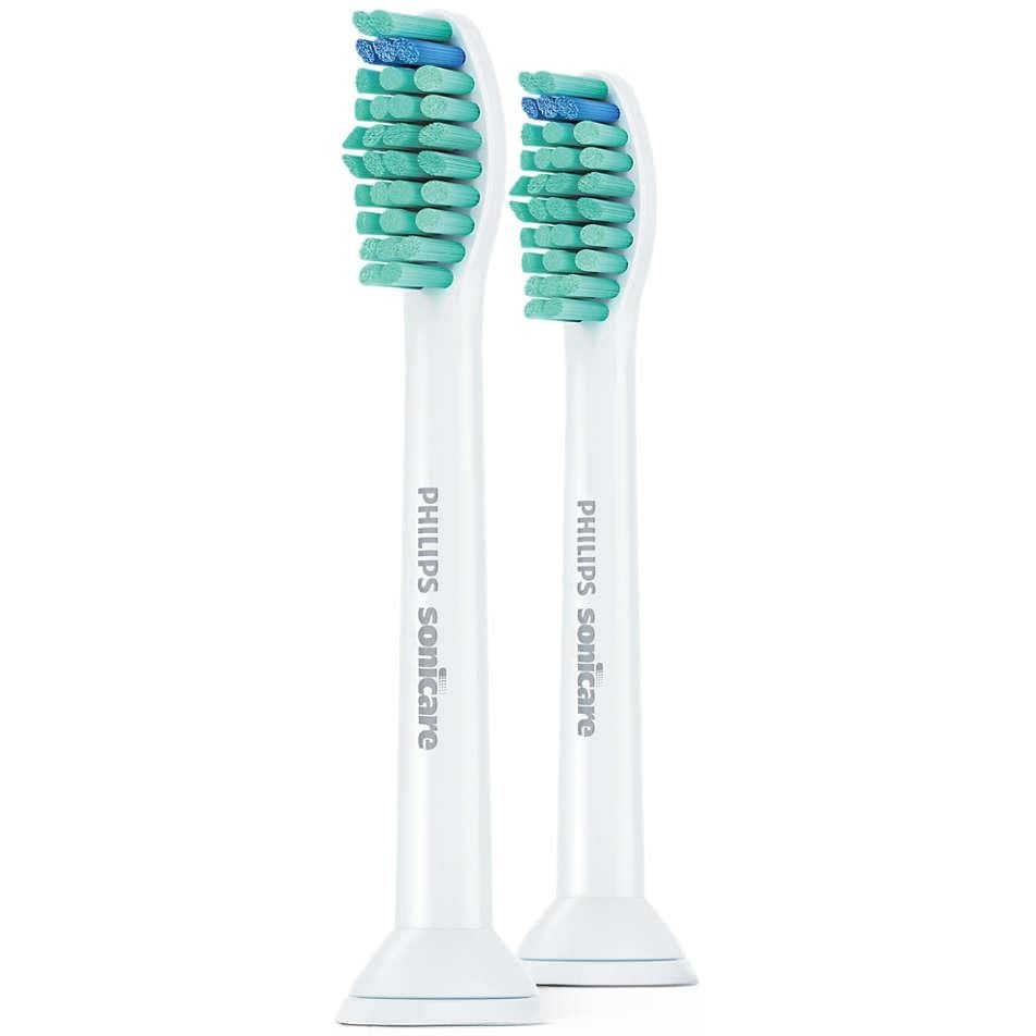 Насадки для зубных щеток Philips Sonicare Pro Result 2 шт. (HX6012/07) - фото 1