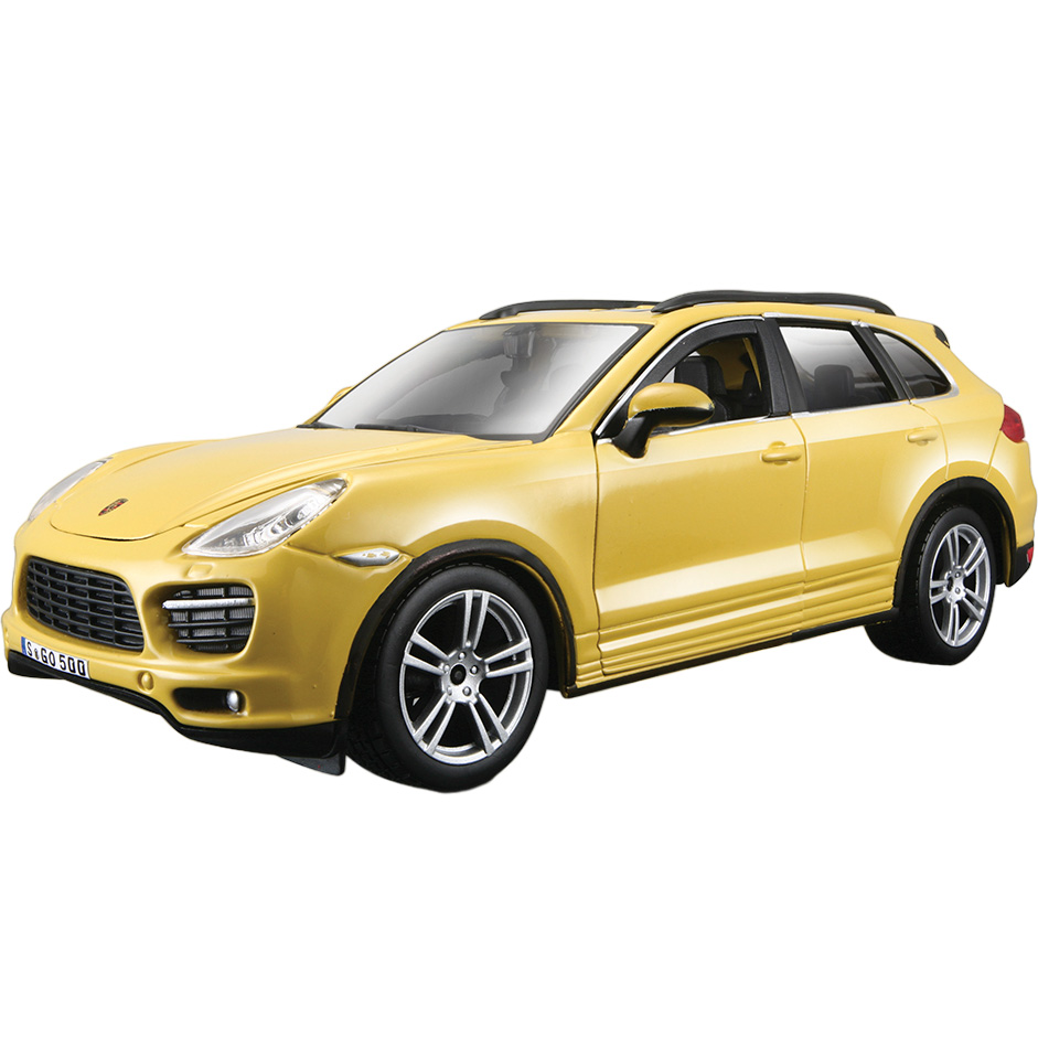 Автомодель Bburago Porsche Cayenne Turbo 1:24 жовта (18-21056) - фото 1