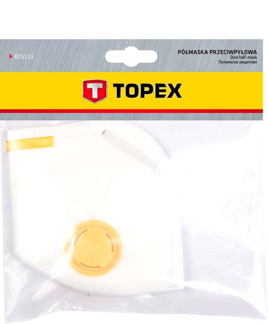Респиратор защитный Topex 2 клапана класс защиты FFP1 (82S138) - фото 2