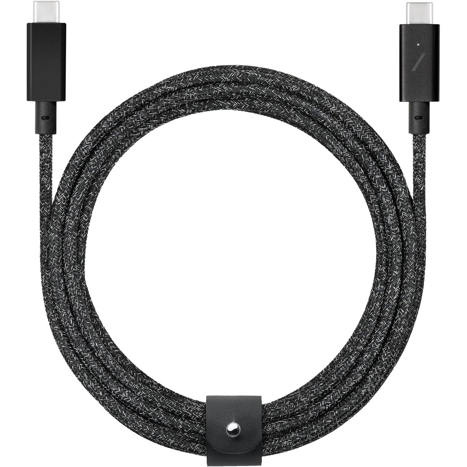 Кабель USB-C to USB-C Native Union Belt Cable Pro 240W Cosmos Black 2.4 м - фото 1