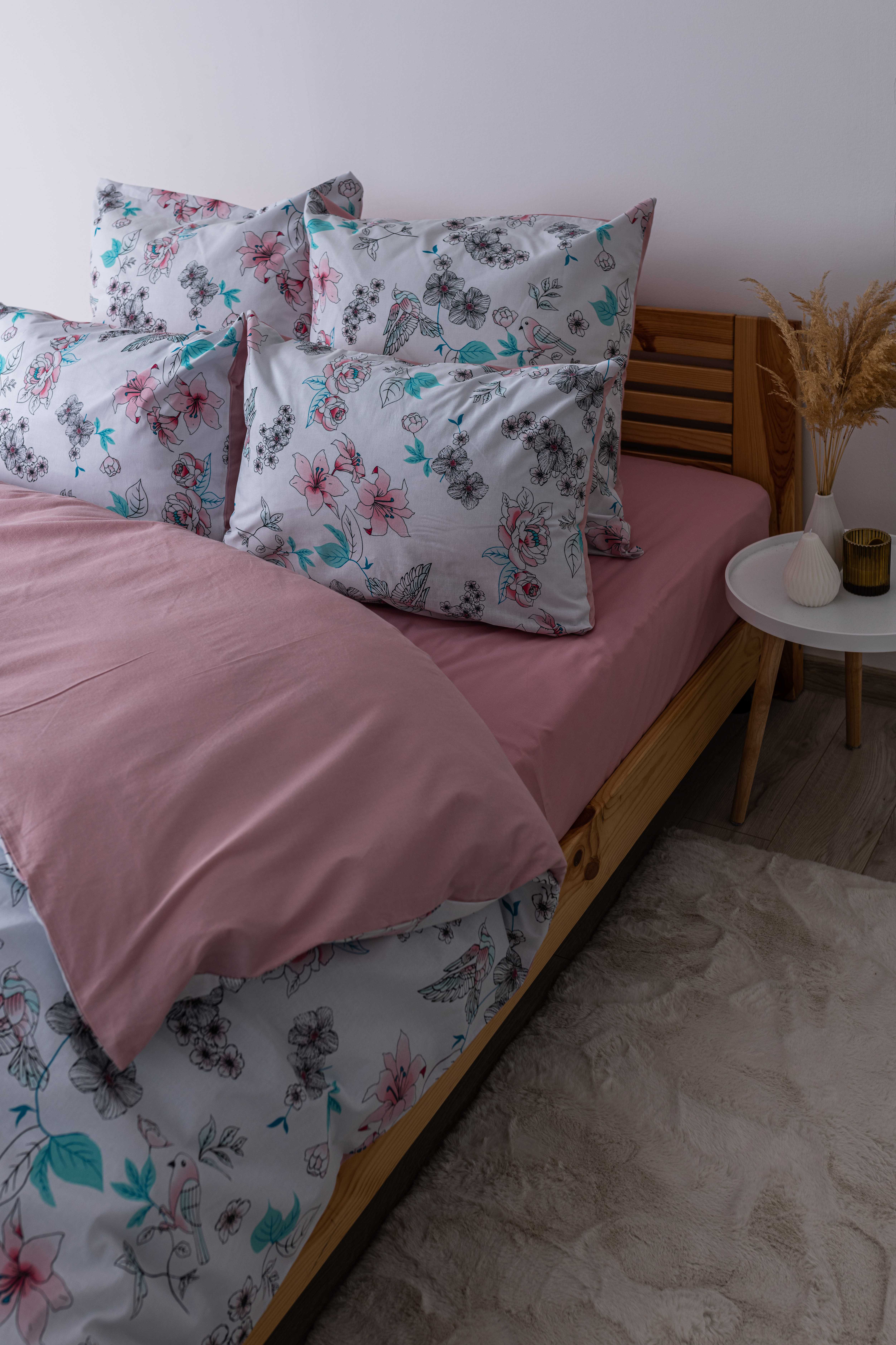 Комплект постельного белья ТЕП Soft dreams English Flower полуторный белый с розовым (2-03857_25904) - фото 5
