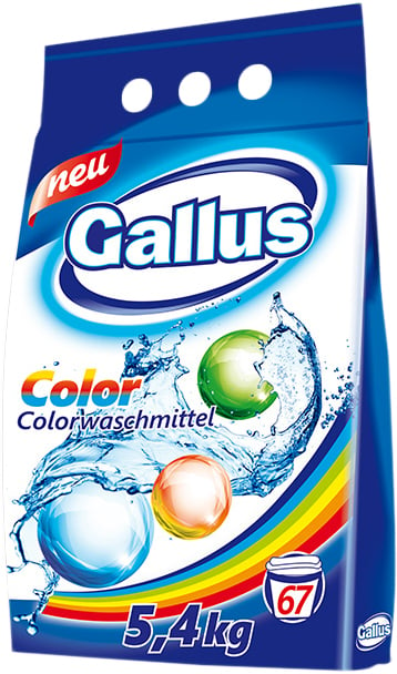Пральний порошок Gallus Color, 5,4 кг - фото 1