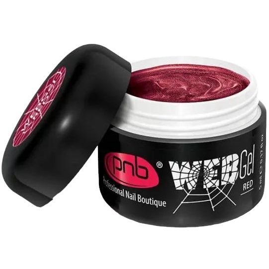 Гель павутинка PNB UV/LED Web Gel Red 5 мл - фото 1