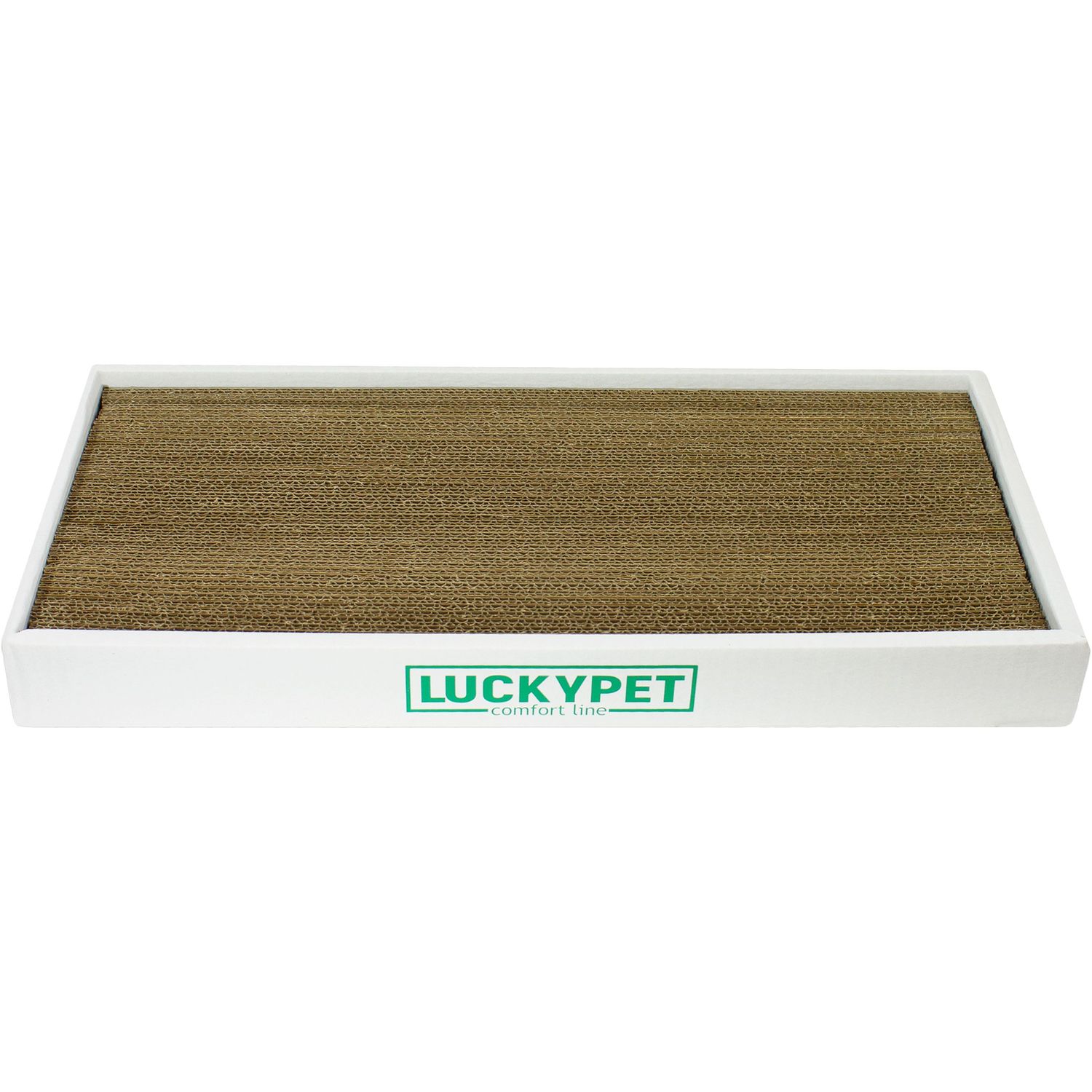 Дряпка Lucky Pet Подіум міні Еко картонна 24 x 50 x 5 см - фото 1