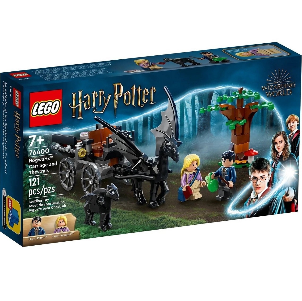 Конструктор LEGO Harry Potter Карета Хогвартса и Фестралы, 121 деталей (76400) - фото 1