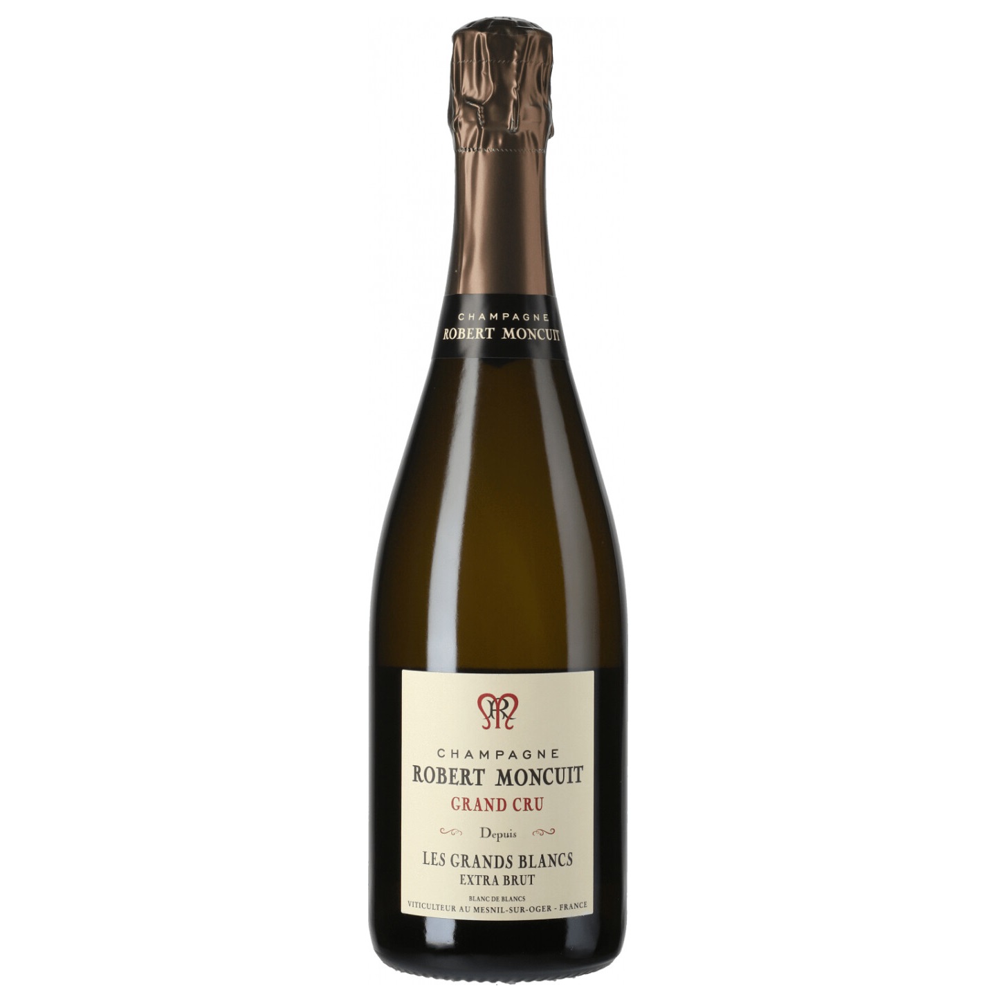 Шампанское Robert Moncuit Grands Blancs, белое, экстра-брют, 0,75 л (50609) - фото 1