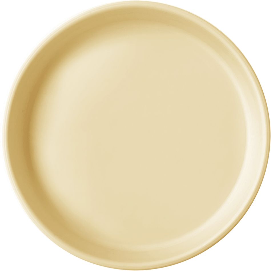 Тарелка силиконовая MinikOiOi Basics Mellow Yellow (101050106) - фото 1