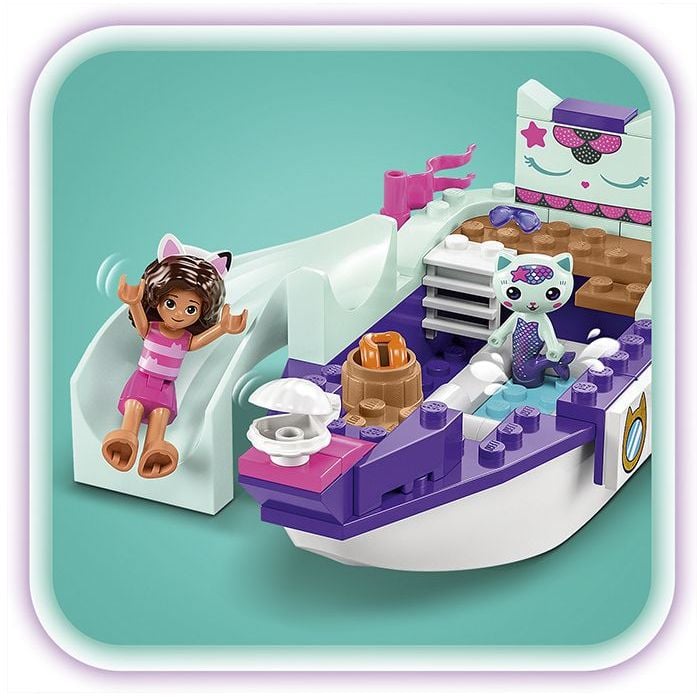 Конструктор LEGO Gabby's Dollhouse Корабль и спа Габби и Мурсалки, 88 деталей (10786) - фото 7