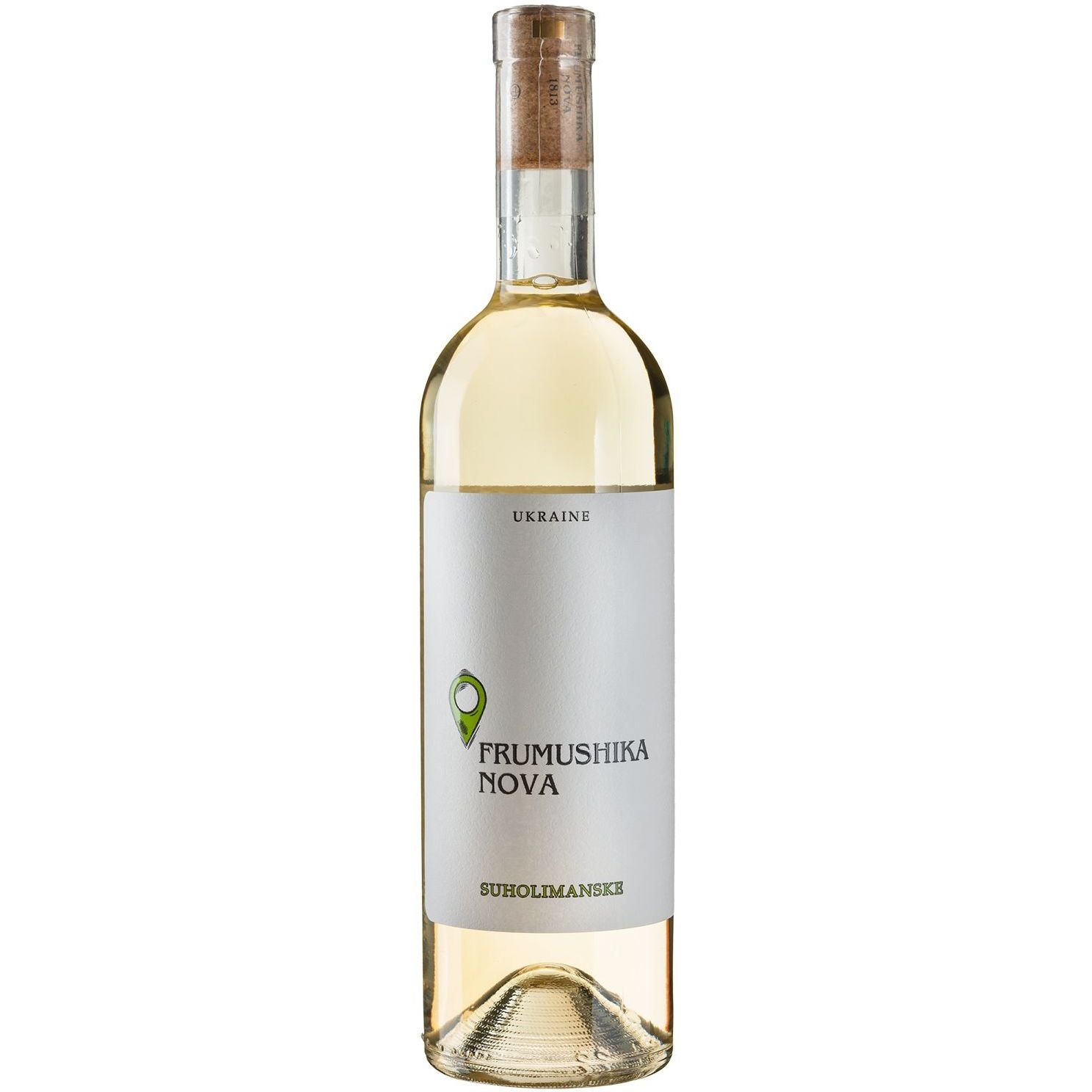 Вино Frumushika-Nova Сухолиманське біле сухе 0.75 л - фото 1